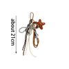 Handmade Bow Bag Charm Bow Lanyard Glossy Pendant Gifts Tassel Love Heart Pendant