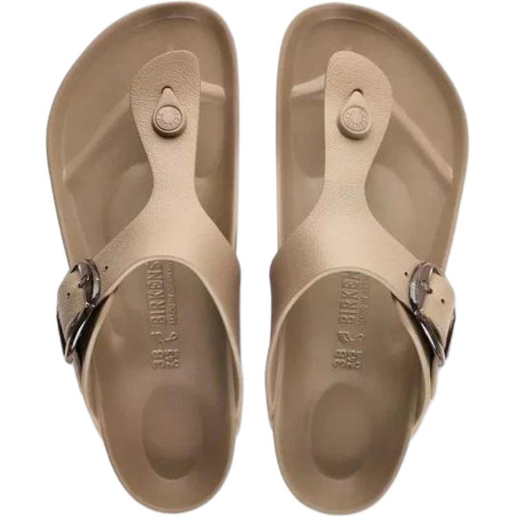 Birkenstock Модные универсальные шлепанцы унисекс Серо-коричневые 1033167