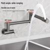 Handun Dual Control Wall-Mounted Foldable Kitchen Faucet