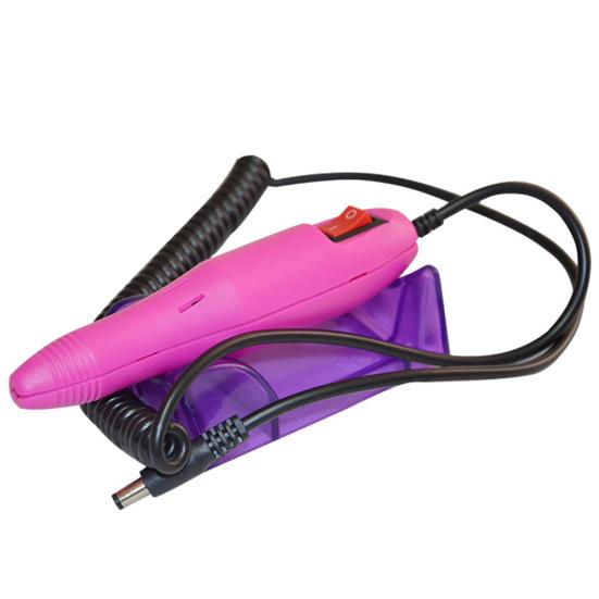 Электрическая дрель для ногтей, 20000 об/мин, ручка, наконечник для шлифовального станка для маникюра