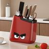 1 шт. Многофункциональная подставка для ножей, кухонные ножи, столовые приборы, сушка для стекания воды, хранение, бытовая трапециевидная интегрированная пластиковая подставка для хранения