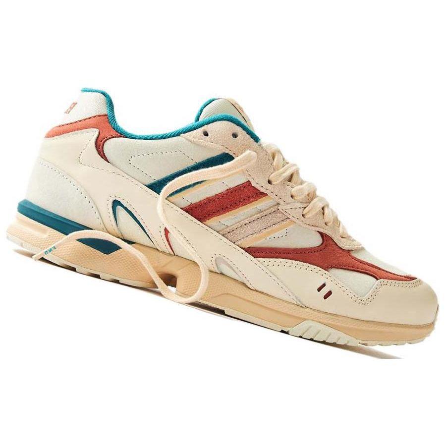 КОНЕЦ. x adidas Torsion Super Equals - Кроссовки унисекс кремового цвета Legend-Earth Bold-Green ID7589