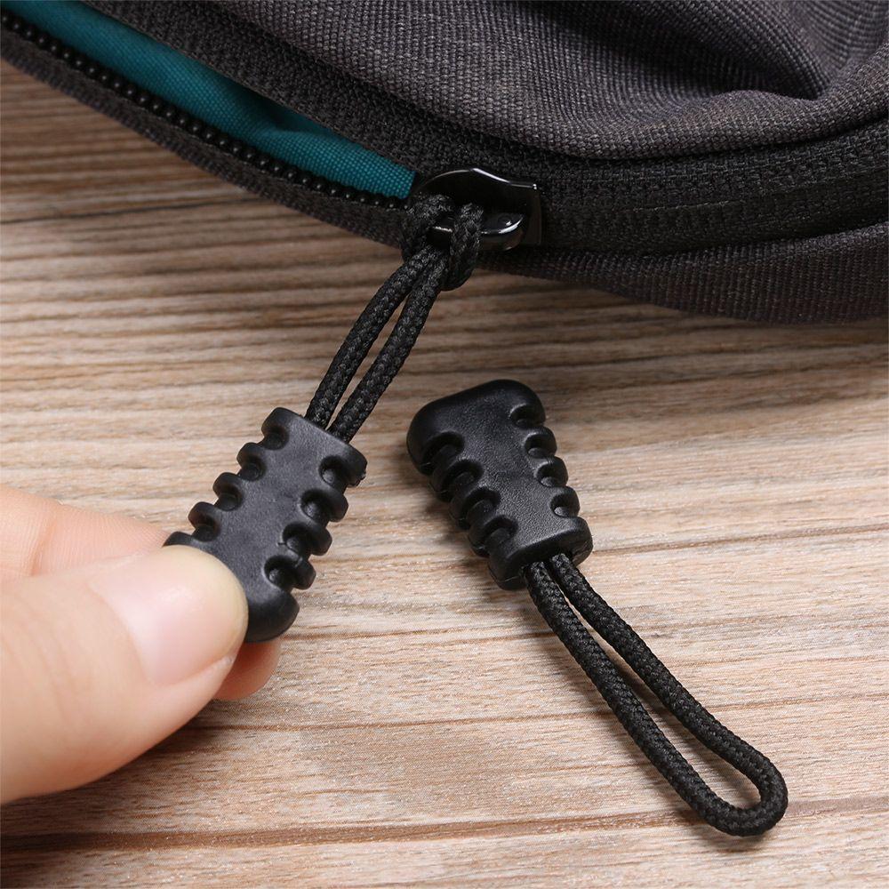 Buckle Suitcase Tent Backpack Zipper Pull Zip Puller Replacement Ends Lock Zips Cord Rope Pullers