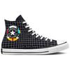 Converse Chuck Taylor All Star Удобные и Универсальные Высокие Эспадрильи Унисекс Черно-Белые