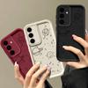 Cartoon Planet Print Phone Case For Samsung S25 S24 FE S23 S22 Ultra S21 S20 FE A55 A54 A53 A52 A35 A34 A15 A14 Soft Shockproof Frosted Silicone Cover