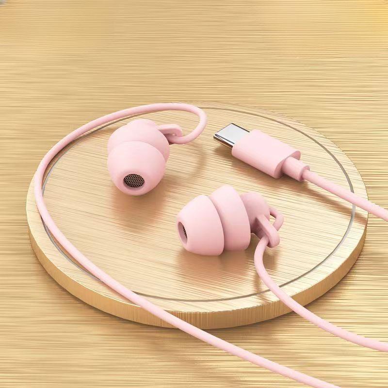 Наушники для сна, проводные, внутриканальные, для сна, специальная боковая звукоизоляция, шумоподавление, высокое качество звука, обучение без давления на ухо, универсальные