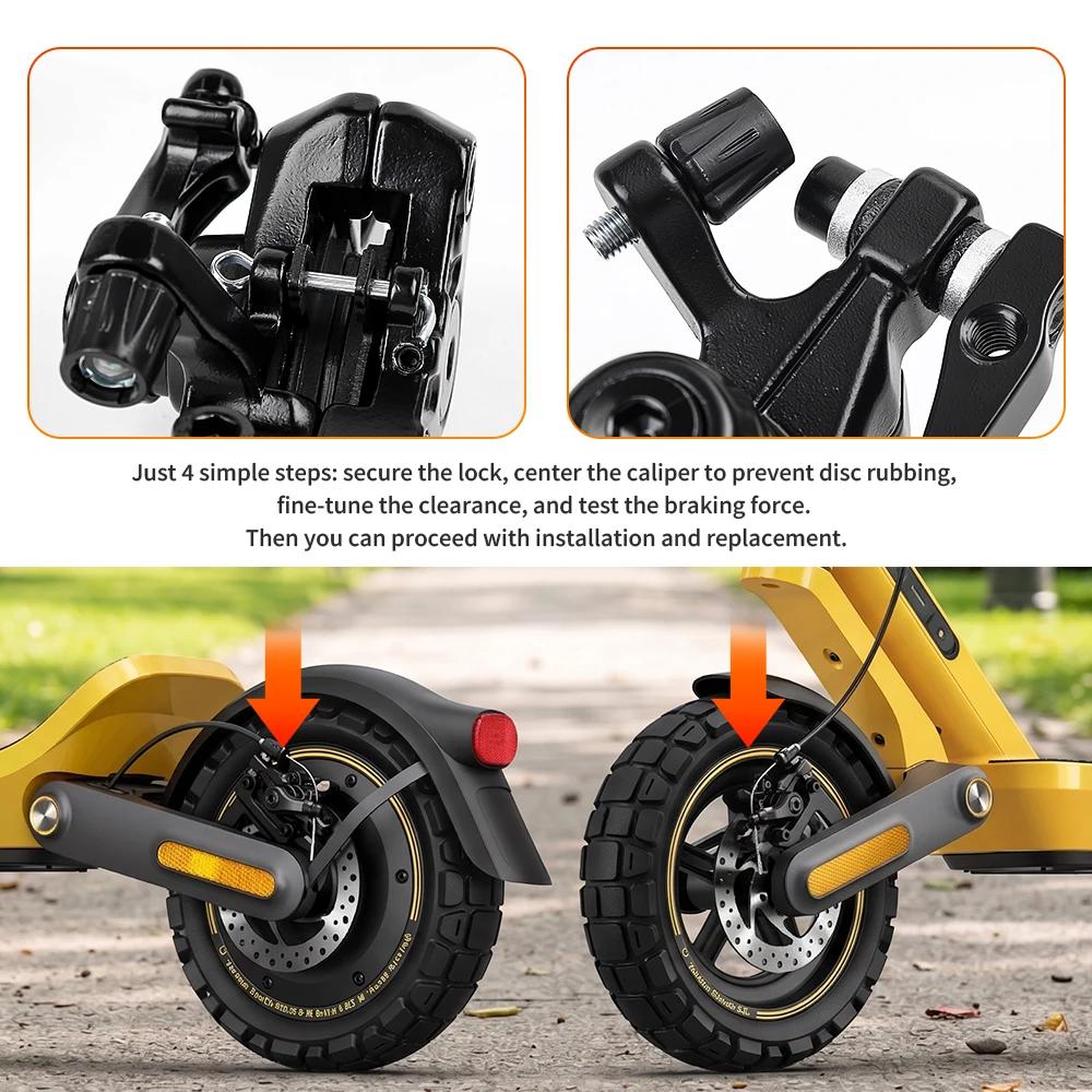Front Rear Disc Brake Caliper with 140mm Brake Disc for Xiaomi 6 Ultra Electric Scooter Brake Repair Parts Replacement