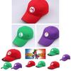 Унисекс Кепка Super Mario с алфавитом Хлопковый твил с коротким козырьком