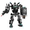 City Series Police Station Swat Building Blocks Fighting Robot Helicopter Bricks Kit Educational Toys For Children Gifts