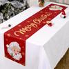 Санта Клаус Рождественская скатерть-дорожка Рождественские украшения для дома 2025 Рождественский настольный флаг Навидад Ноэль Подарки Новогодняя скатерть