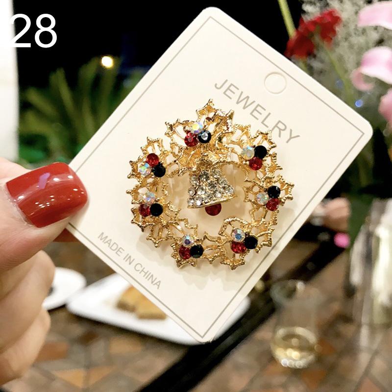 1 шт., подарки для вечеринок, хрустальные рождественские коллекции, брошь, булавки, ювелирные украшения, свадебные аксессуары