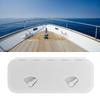 Deck Access   Inspection Cover 180 degrees  Hinged Lid Anti UV with Lock for Marine Boat 24 x 9.5in(White )