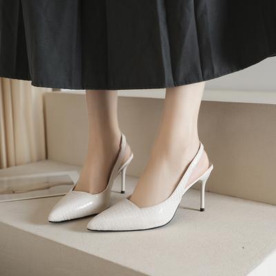 Женские туфли на высоком каблуке, сексуальные элегантные босоножки для платья с острым носком, женские 2025, новые весенние дизайнерские трендовые туфли для вечеринки, zapatos