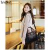 Soft Leather Texture Messenger Bag Women New Euro-American Vintage Color-Block Shoulder Crossbody Bag Elegant Versatile Travel Mom Bag