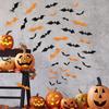72/120Pcs 3D Bat Wall Stickers Realistic Pattern Easy To Install Wall Decals Halloween Decorations Party Supplies