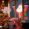 LED Lights Christmas Inflatable Dolls 3.5/6FT Blow Up Santa Inflatable Model Toys  Garden Lawn