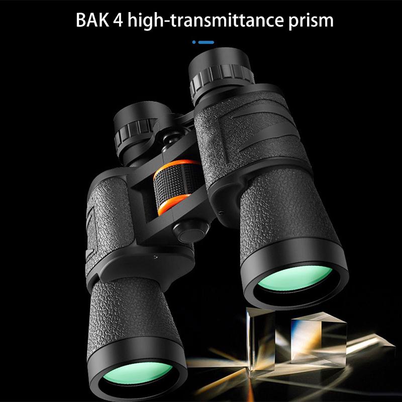 Powerful Telescope 20x Professional Binoculars Low Light Bak4-prism Long Range Waterproof Hunting Camping Equipment