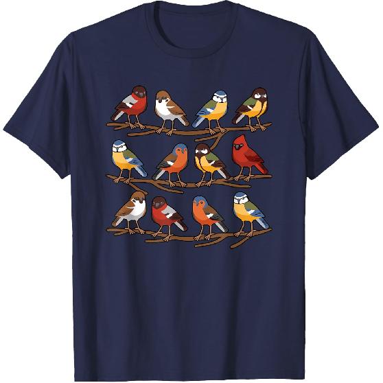 Bird Lover Birding Birdwatching Men T-Shirt