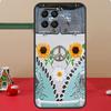 Hippie Peace Bus and Sunflower For Huawei Honor Magic 5 Pro X8 X9a 50 70 P Smart 2019 Nova 9 5T P60 P20 P40 P30 Lite Case