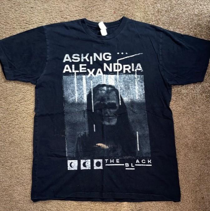 Asking Alexandria band T-shirt, The Black, metalcore band shirt TE7864 Unisex T-Shirt