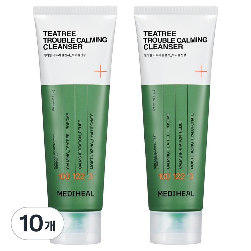 Mediheal Tea Tree Trouble Soothing Cleansing Foam, 120ml, 10 pcs