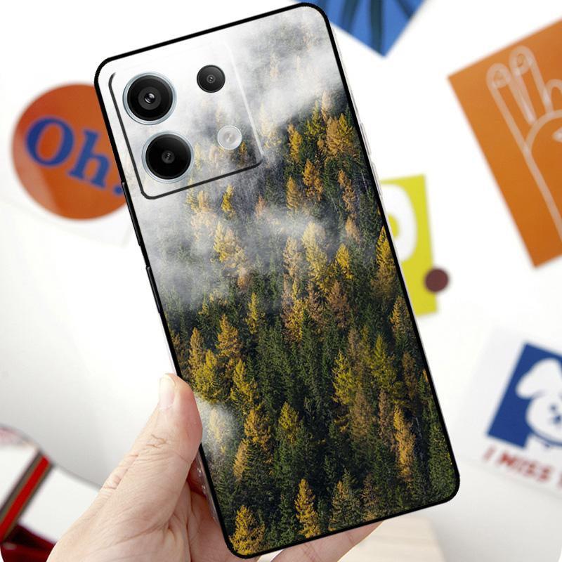 Чехол с узором «Лес и Облака» для Xiaomi Redmi Note 11 10 12 13 14 Pro 10S 11S 12S Чехол для Redmi 15 10C 13C 12C 14C