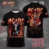 2025 Футболка Rock Band с 3D-принтом, быстросохнущая, спортивная, дышащая, мужская футболка с круглым вырезом
