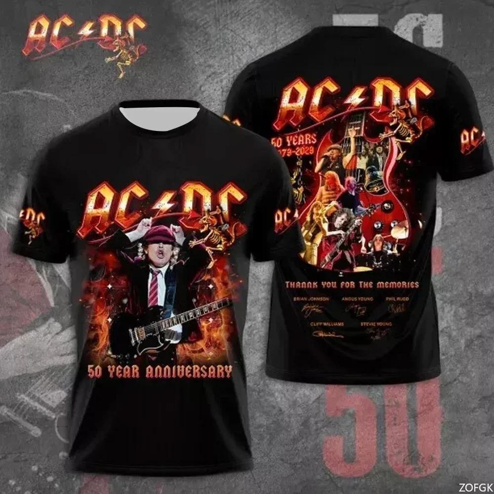 2025 Футболка Rock Band с 3D-принтом, быстросохнущая, спортивная, дышащая, мужская футболка с круглым вырезом
