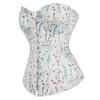 Европейский и американский court shapewear с принтом белый корсет JYL TS