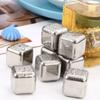 Stainless-Steel Ice Cubes Reusable Chilling Stones For Whiskey Wine Drink Cold