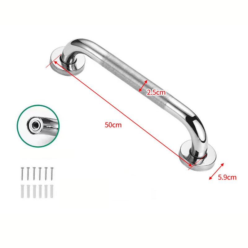 Поручень для ванны, туалета, нержавеющая сталь 30/40/50 см, противоскользящая ручка для душа, вешалка для полотенец, аксессуары для ванной комнаты