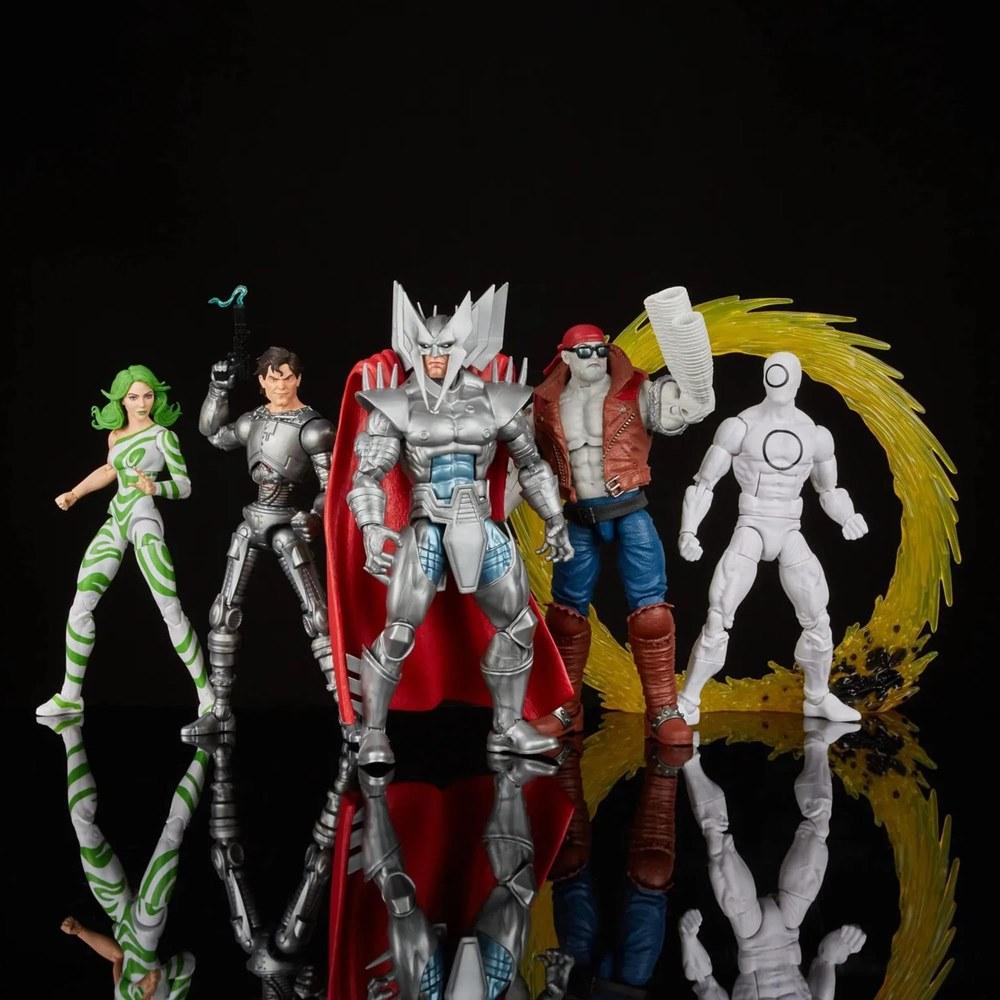 Серия Marvel Legends Фигурки Злодеев Людей Икс Набор 6 дюймов 60-летие Разноцветный