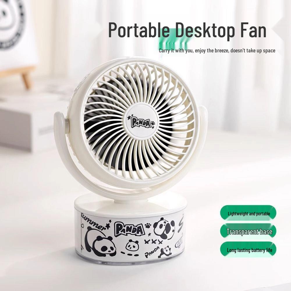 Cute Panda & Bear USB Handheld Mini Desktop Fan