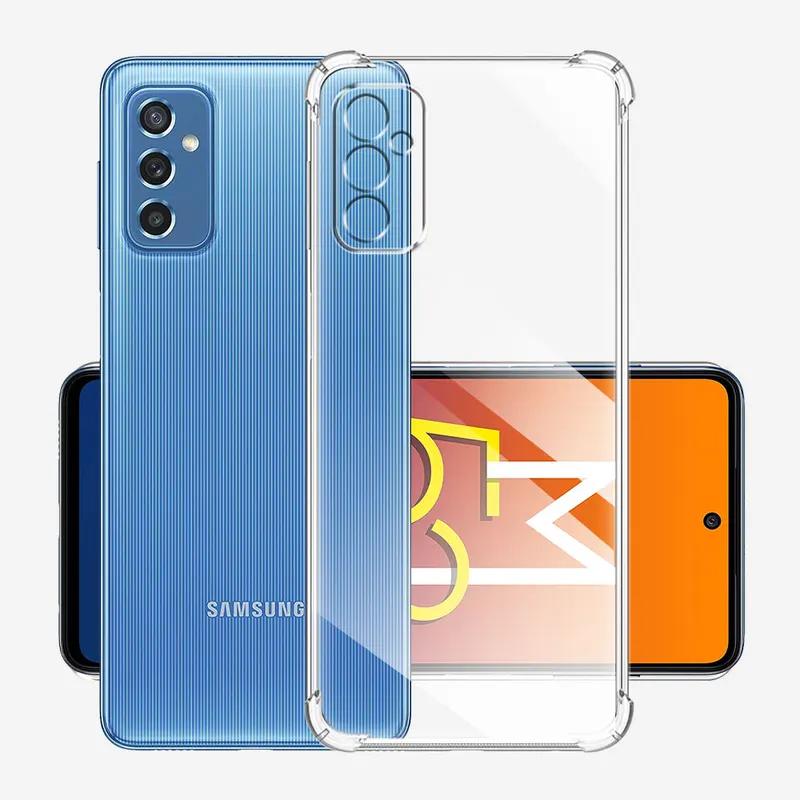 Для Samsung Galaxy M52 5G чехол силиконовый мягкий ударопрочный прозрачный TPU чехол для Samsung M52 Capa clear Phone cases Fundas Coque