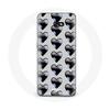 Case for Samsung A5 2016 Black Hearts Background