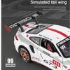 1/32 Porsche 911 GT3 RSR Sports Car Toy Alloy Diecast Scale Model Simulation Racing Pull Back Wheel Suspension Collection Toys for Boys