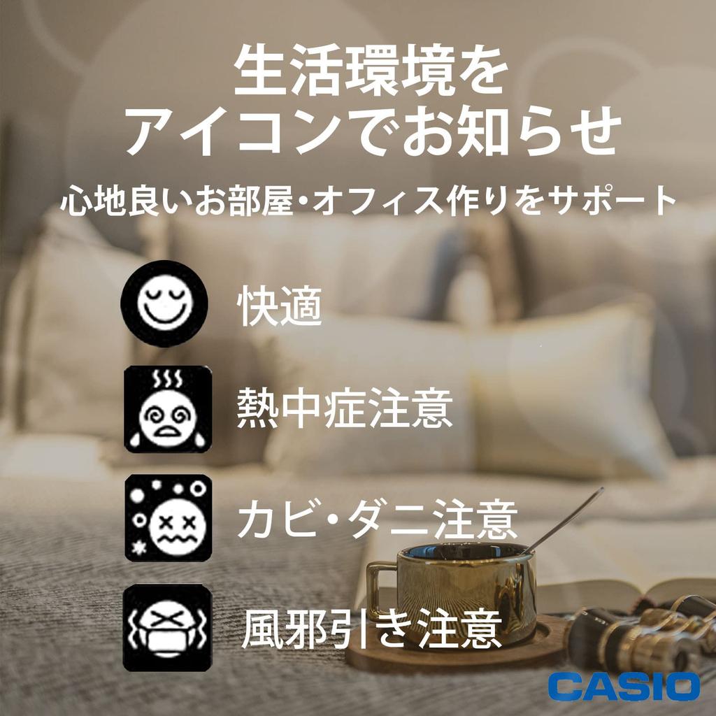 Casio Будильник Радио Серебряный Цифровой Всегда Включен Температура Влажность Окружающей Среды Дисплей Календаря DQL-130NJ-8JF