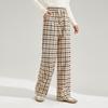 Women's Plaid Casual Trousers