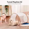 Sumbababy Tunnel Toys for Toddlers: Activity Tunnels for Young Children - Crawl Tunnels for Toddlers and Babies - Pop up Dog Tunnel