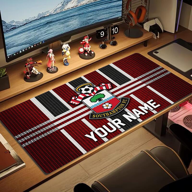 Southampton FC Print Cushion Non-slip Laptop Tablet Big Mousepad XXL Mat Mini PC Playmat With Lock edge