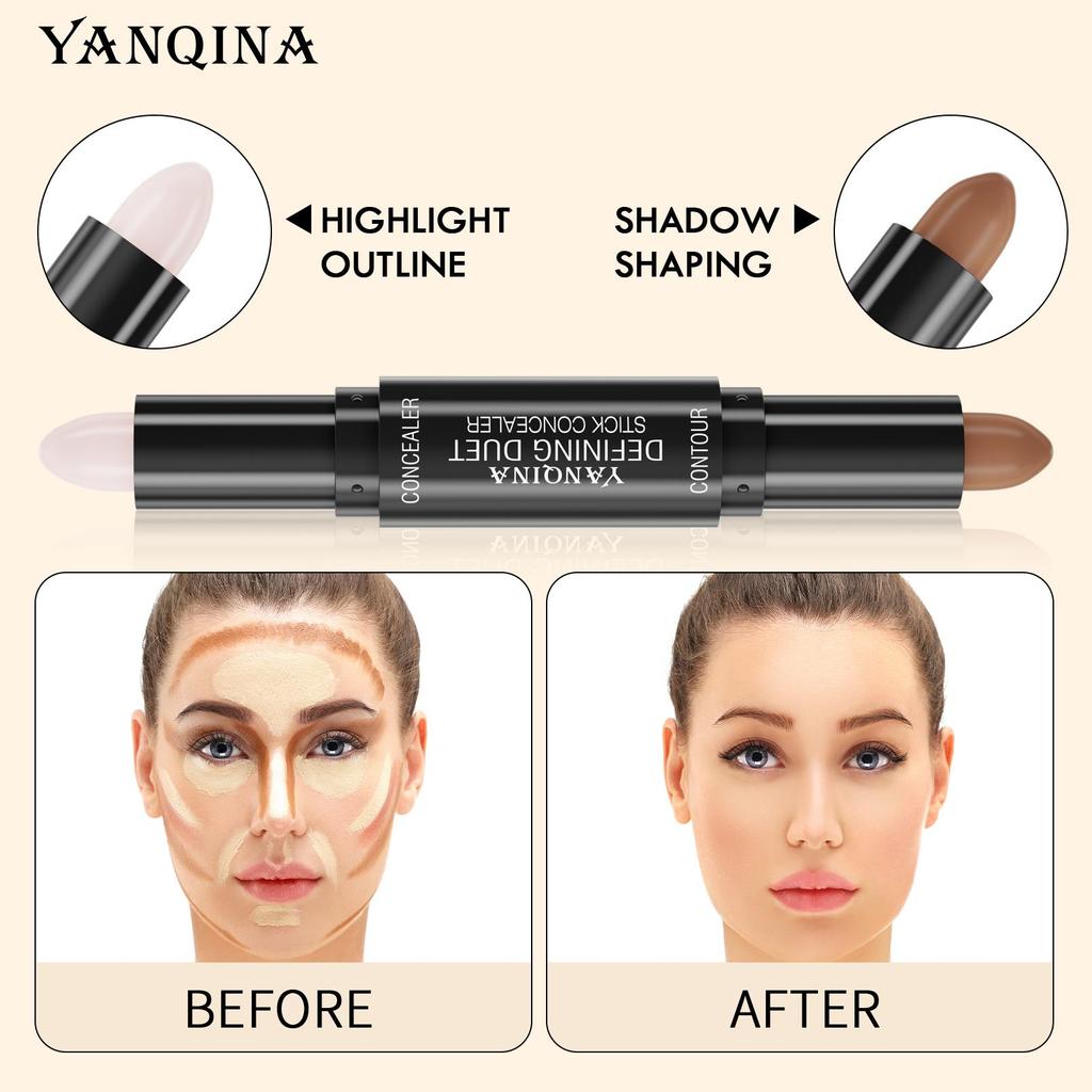 Тональный крем для лица, корректор, ручка, длительный корректор темных кругов, контурная палочка, косметические инструменты для макияжа