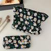 Fashion Women's Cosmetic Bag Ladies Large Clutch Flower Phone Purse Makeup Case Travel Handbags Schoolgirl's Pencil Storage Bags