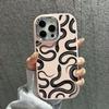N72 Black Gold Snake Art Soft Back Cover for Samsung S24 Ultra A14 iPhone 16 Pro Max Xiaomi Redmi Note13 Plating Frame Camera Protector Case