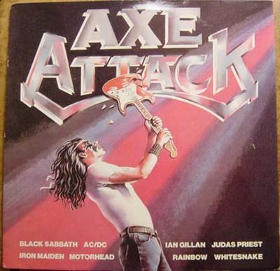 LP Пластинка РАЗНЫЕ ИСПОЛНИТЕЛИ - Axe Attack NE1100 K-Tel 1980 Великобритания Рок Б/У