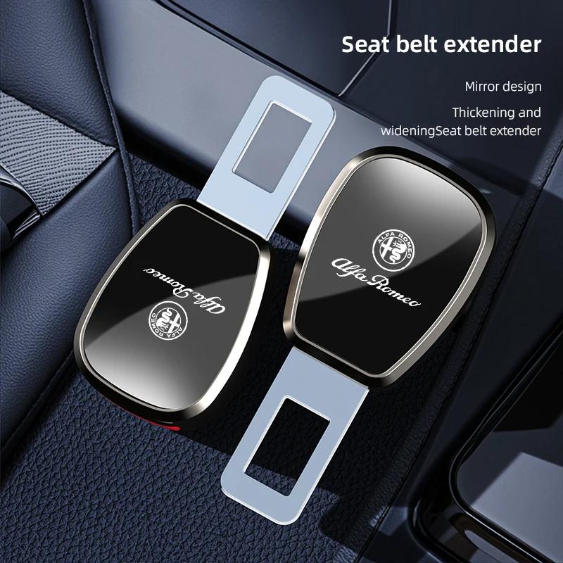 Car Stickers For Alfa Romeo 1Pcs Car Extender Safety Buckle Holder Fork Head Adjustment For Alfa Romeo Giulietta GT 159 147 156
