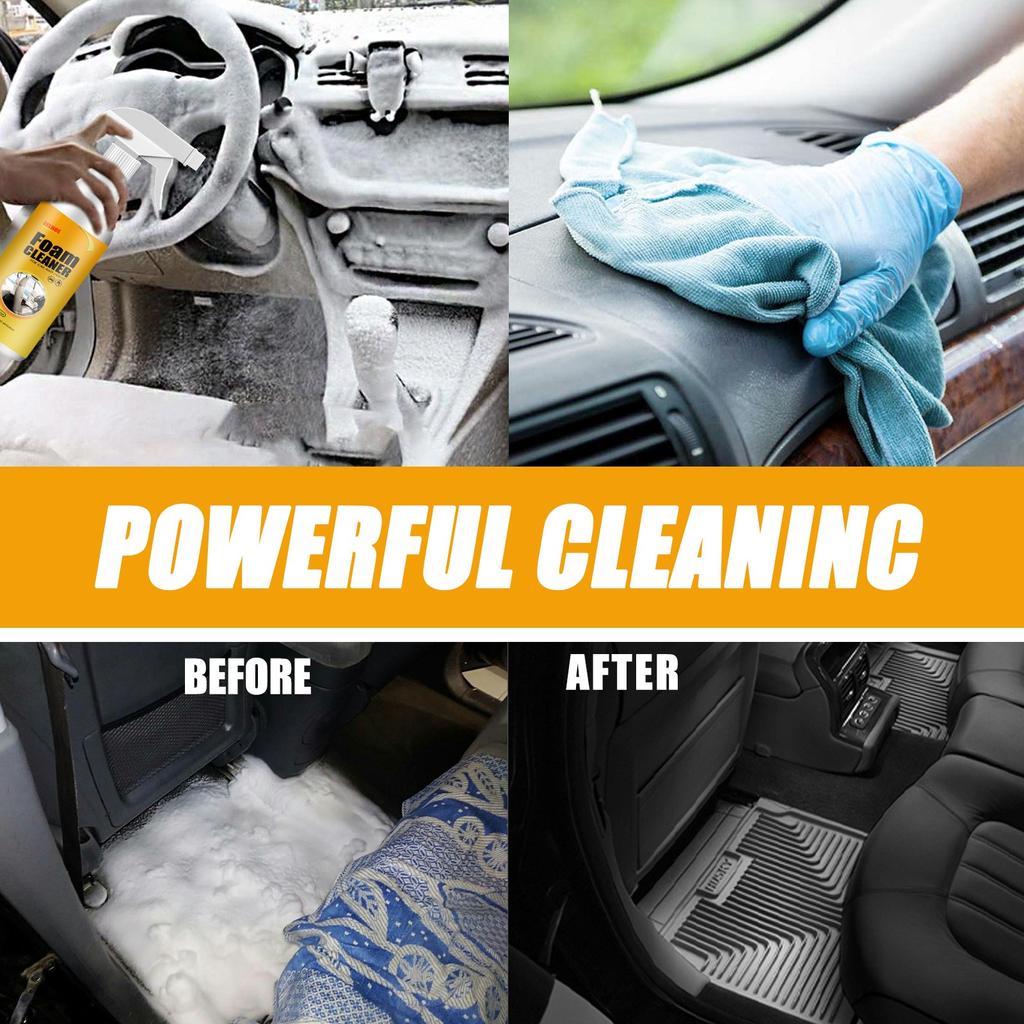 60/120/250ml Foam Cleaner Spray Multi-purpose Anti-aging Cleaner Tools Car Interior Home Cleaning Foam For Car Interior Leather