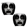 Funny Prank Car Accessories 2Pcs Ghost Face Headrest Covers, Halloween Horror Seat Decorations, Holiday Atmosphere Decor Universal Fit