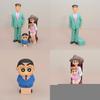 ПВХ модель «Семья Синана» от Crayon Shinchan с собираемыми фигурками, для подарка и коллекции