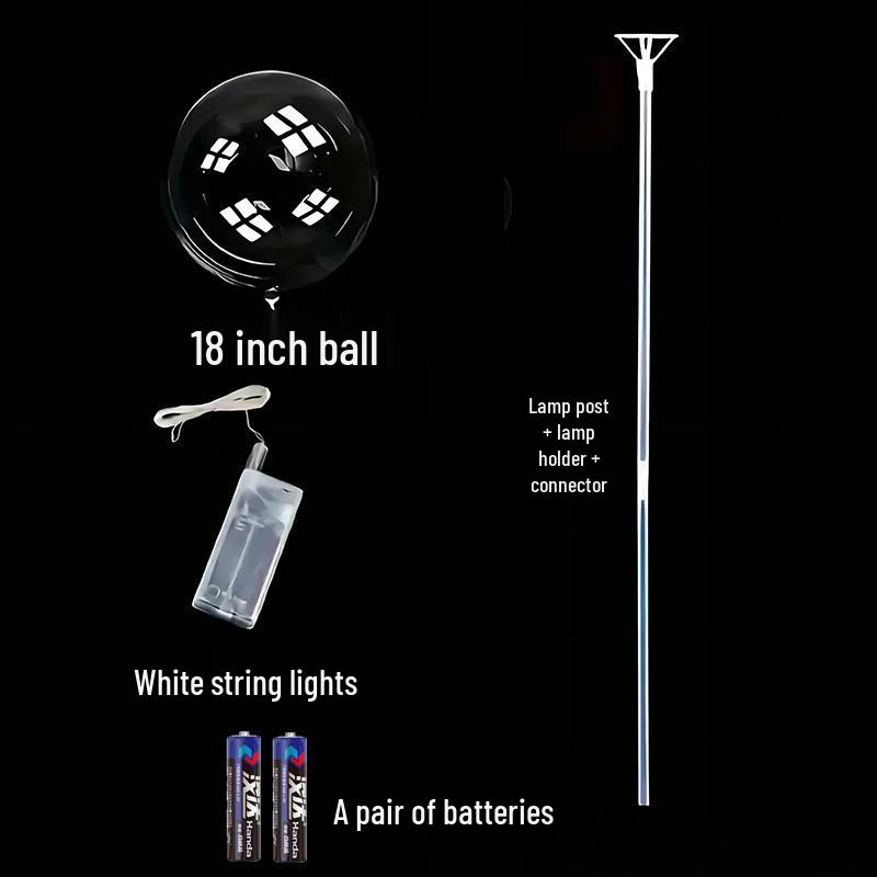 Светящийся шар Бобо - Прозрачный светодиодный светящийся шар для детских игрушек и свадебных украшений