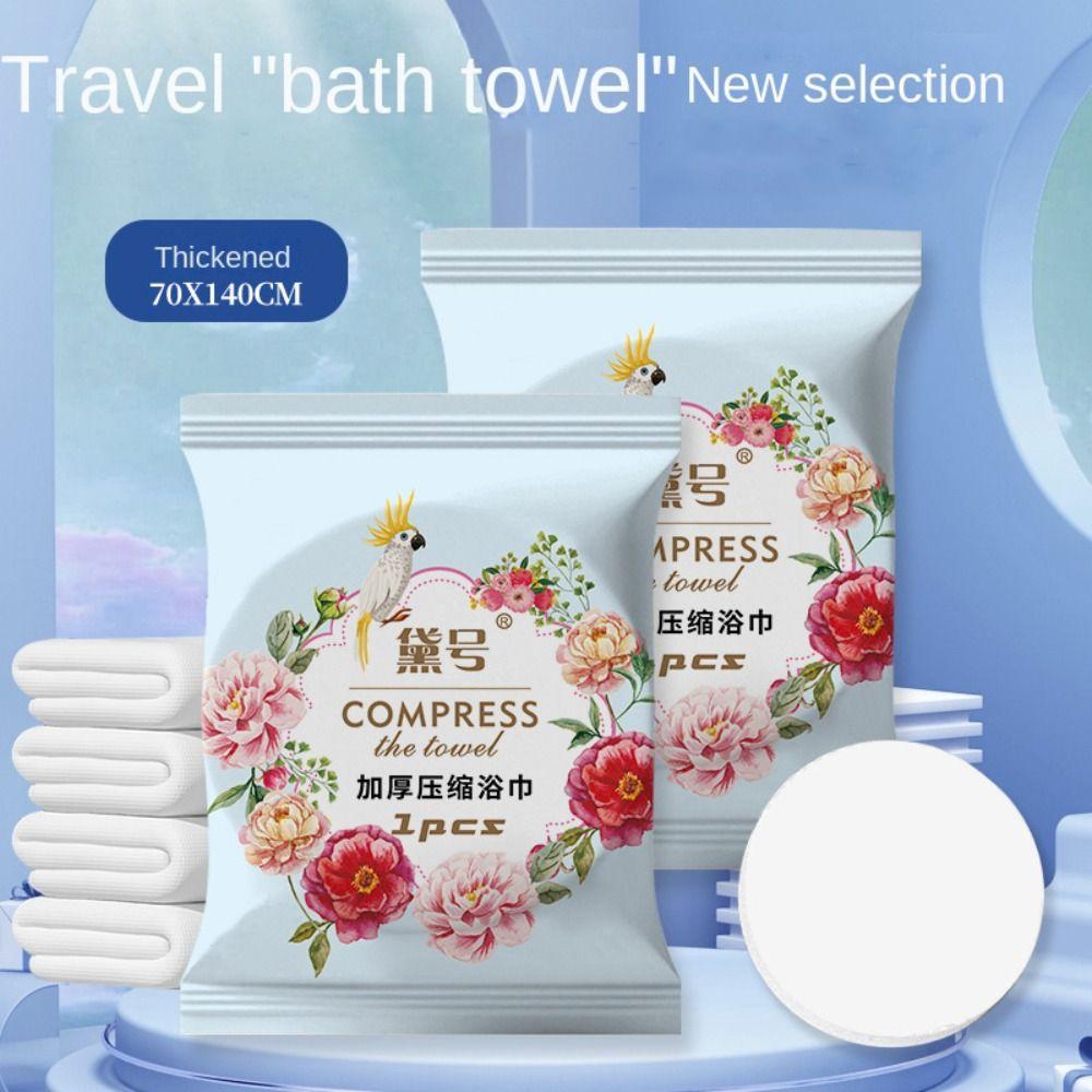 Washable Compressed Bath Towel Thickened And Large Face Towel Gifts Portable Bath Towels  Travel